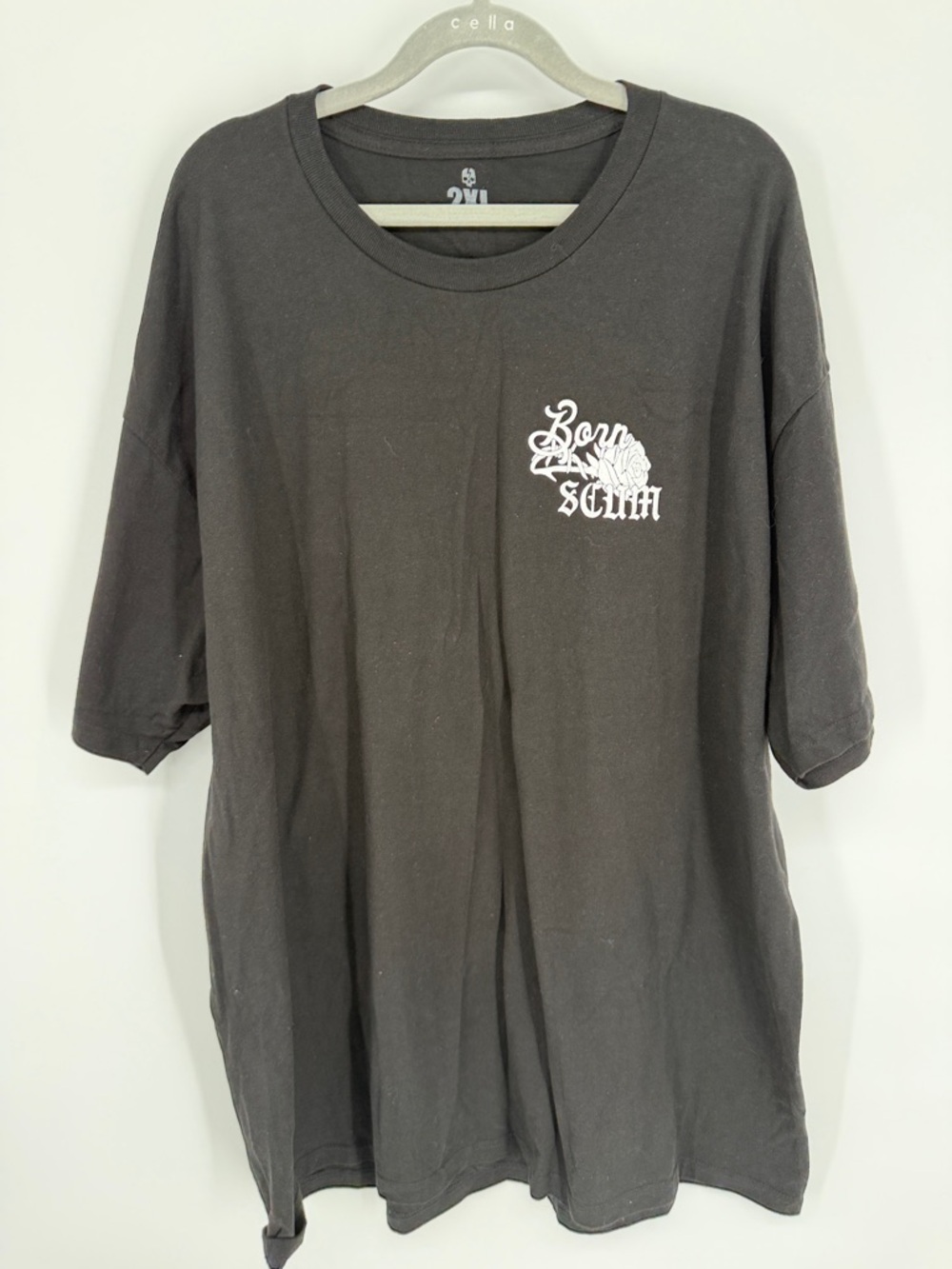 Born Scum Biker Tee Shirt Men’s XXL
